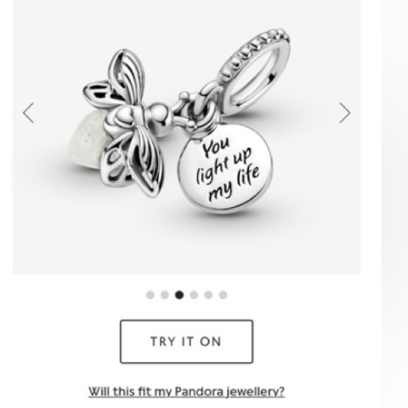❤️BEAUTIFUL FIREFLY DANGLE CHARM- BRAND NEW AND FITS ANY PANDORA BRACELET❤️ - Picture 4 of 5